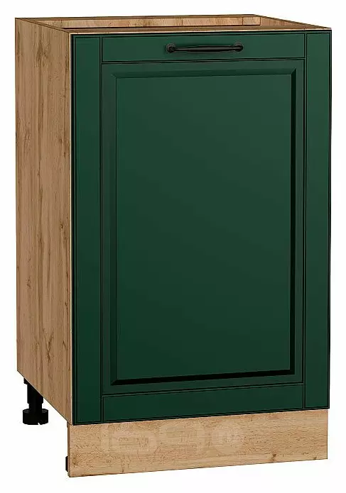 Шкаф нижний с 1-ой дверцей Дублин Special Green/Дуб Вотан 816*500*478