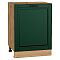 Шкаф нижний с 1-ой дверцей Дублин Special Green/Дуб Вотан 816*600*478