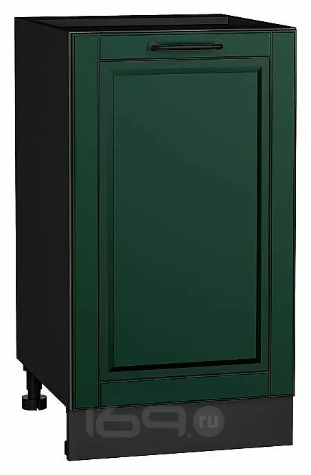 Шкаф нижний с 1-ой дверцей Дублин Special Green/Graphite 816*450*478
