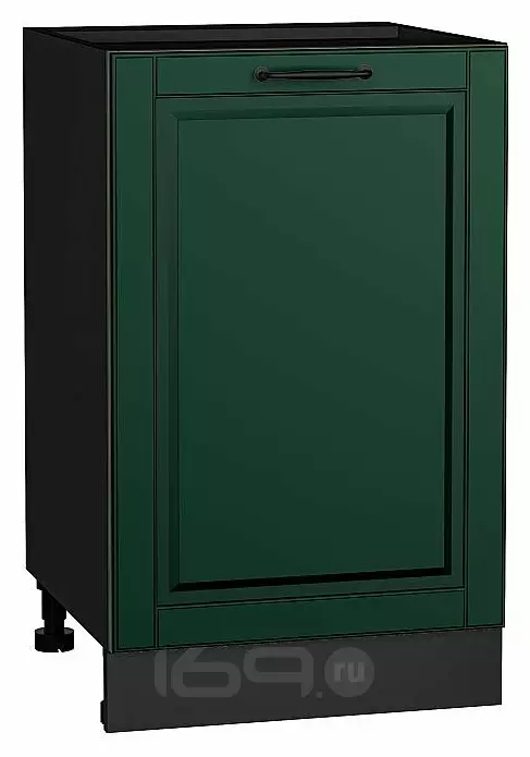 Шкаф нижний с 1-ой дверцей Дублин Special Green/Graphite 816*500*478