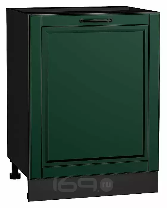 Шкаф нижний с 1-ой дверцей Дублин Special Green/Graphite 816*600*478