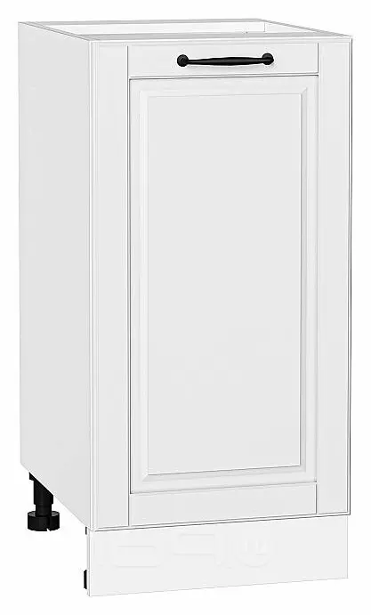 Шкаф нижний с 1-ой дверцей Дублин Special White/Белый 816*400*478
