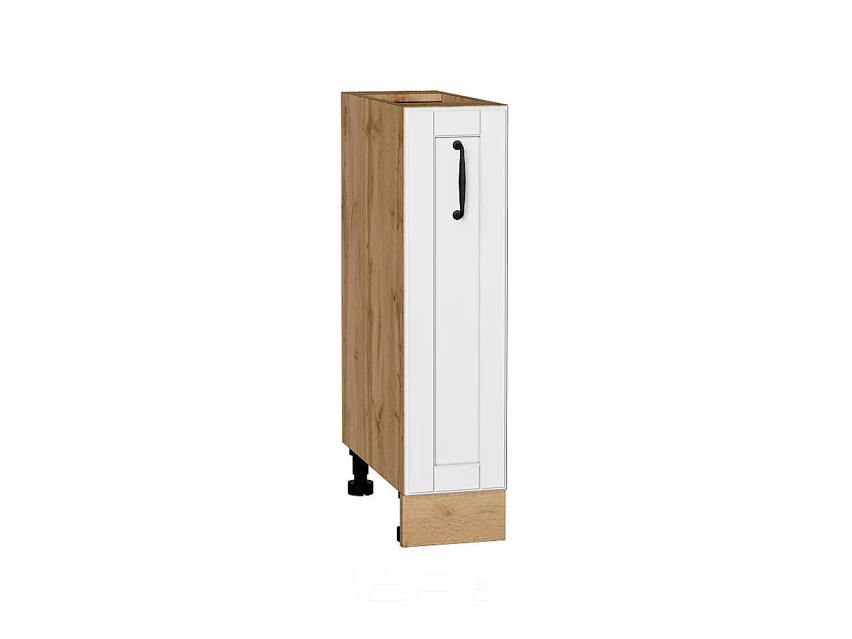 Шкаф нижний с 1-ой дверцей Дублин Special White/Дуб Вотан 816*200*478