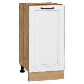 Шкаф нижний с 1-ой дверцей Дублин Special White/Дуб Вотан 816*400*478