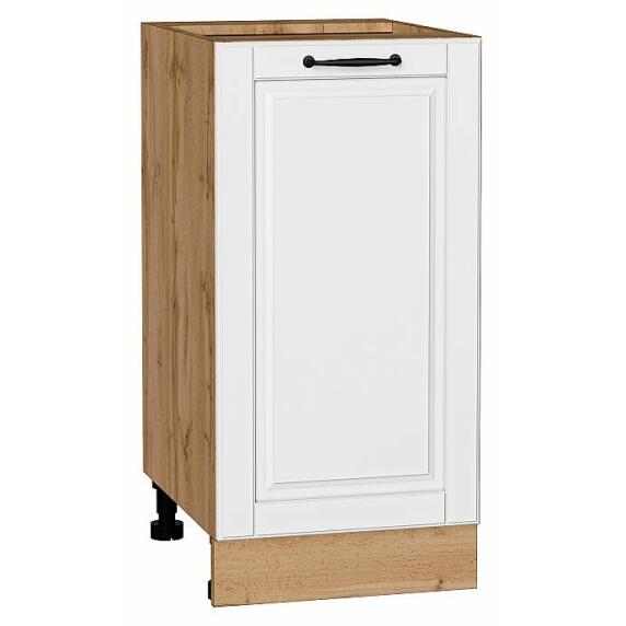 Шкаф нижний с 1-ой дверцей Дублин Special White/Дуб Вотан 816*400*478