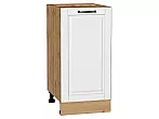 Шкаф нижний с 1-ой дверцей Дублин Special White/Дуб Вотан 816*400*478
