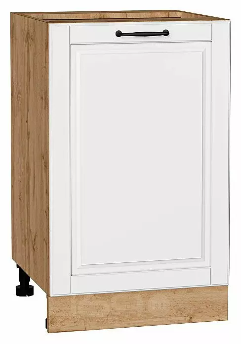 Шкаф нижний с 1-ой дверцей Дублин Special White/Дуб Вотан 816*500*478