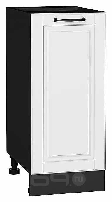 Шкаф нижний с 1-ой дверцей Дублин Special White/Graphite 816*350*478