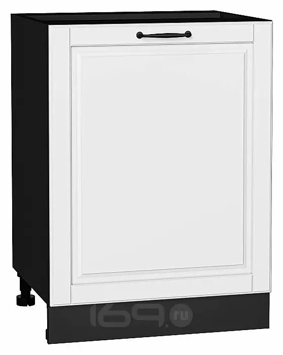 Шкаф нижний с 1-ой дверцей Дублин Special White/Graphite 816*600*478