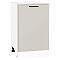 Шкаф нижний с 1-ой дверцей Фрейм Cream Silk Белый 816*500*484