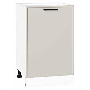 Шкаф нижний с 1-ой дверцей Фрейм Cream Silk Белый 816*500*484