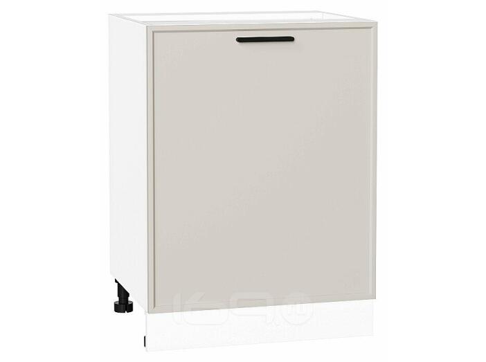 Шкаф нижний с 1-ой дверцей Фрейм Cream Silk Белый 816*600*484