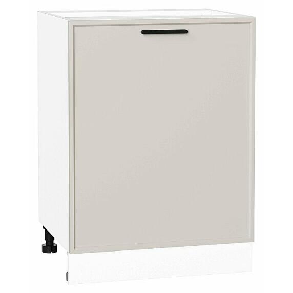 Шкаф нижний с 1-ой дверцей Фрейм Cream Silk Белый 816*600*484