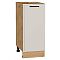 Шкаф нижний с 1-ой дверцей Фрейм Cream Silk Дуб Вотан 816*350*484 Шкаф нижний с 1-ой дверцей Фрейм Cream Silk Дуб Вотан 816*350*484