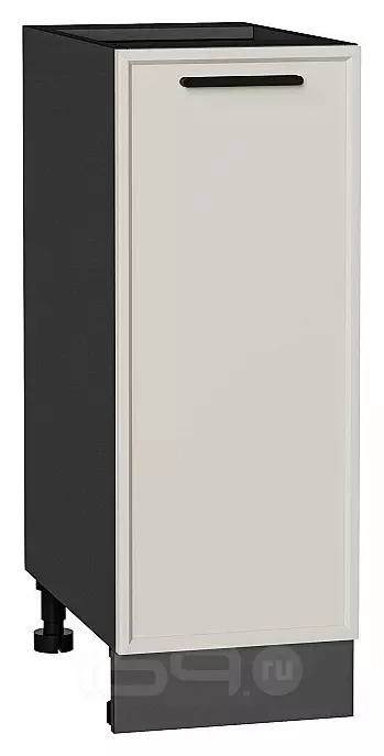 Шкаф нижний с 1-ой дверцей Фрейм Cream Silk Graphite 816*300*484