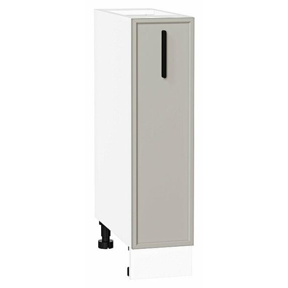 Шкаф нижний с 1-ой дверцей Фрейм Grey Silk Белый 816*200*484