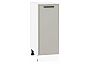 Шкаф нижний с 1-ой дверцей Фрейм Grey Silk Белый 816*300*484