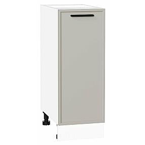 Шкаф нижний с 1-ой дверцей Фрейм Grey Silk Белый 816*300*484