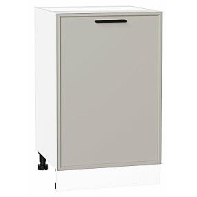 Шкаф нижний с 1-ой дверцей Фрейм Grey Silk Белый 816*500*484