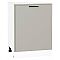Шкаф нижний с 1-ой дверцей Фрейм Grey Silk Белый 816*600*484 Шкаф нижний с 1-ой дверцей Фрейм Grey Silk Белый 816*600*484