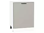 Шкаф нижний с 1-ой дверцей Фрейм Grey Silk Белый 816*600*484