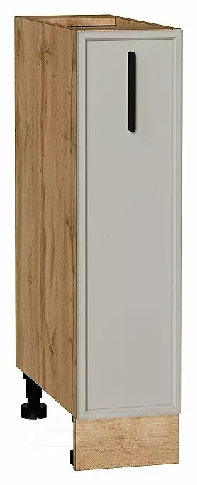 Шкаф нижний с 1-ой дверцей Фрейм Grey Silk Дуб Вотан 816*200*484