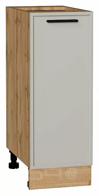 Шкаф нижний с 1-ой дверцей Фрейм Grey Silk Дуб Вотан 816*300*484