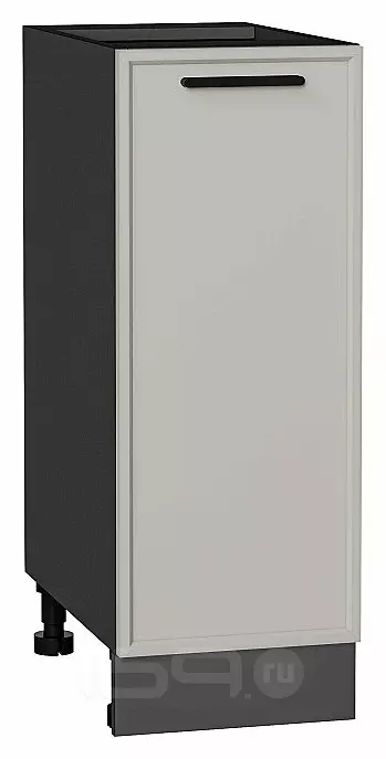 Шкаф нижний с 1-ой дверцей Фрейм Grey Silk Graphite 816*300*484