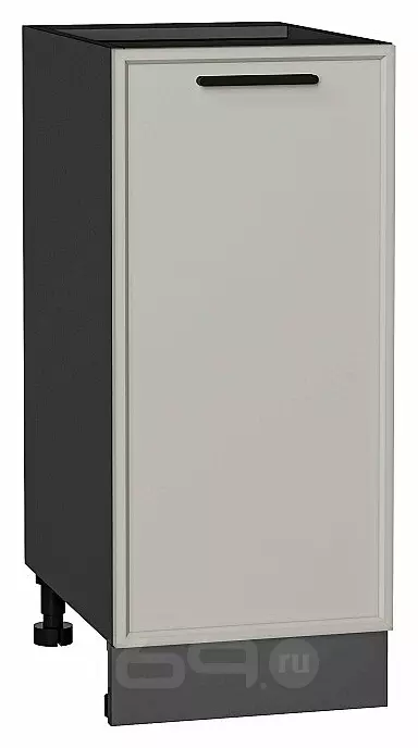 Шкаф нижний с 1-ой дверцей Фрейм Grey Silk Graphite 816*350*484