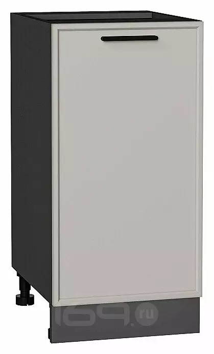 Шкаф нижний с 1-ой дверцей Фрейм Grey Silk Graphite 816*400*484