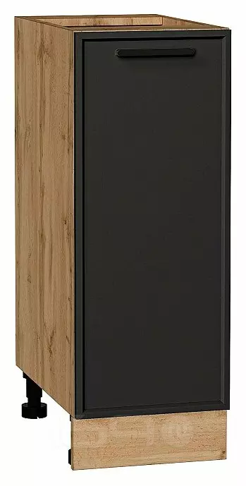 Шкаф нижний с 1-ой дверцей Фрейм Stormy Silk Дуб Вотан 816*300*484