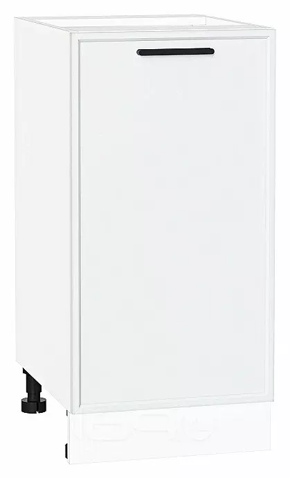 Шкаф нижний с 1-ой дверцей Фрейм White Silk Белый 816*400*484