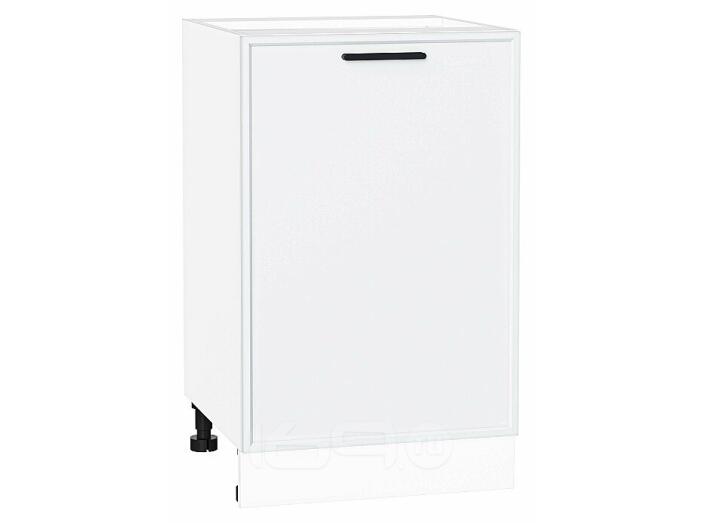 Шкаф нижний с 1-ой дверцей Фрейм White Silk Белый 816*500*484