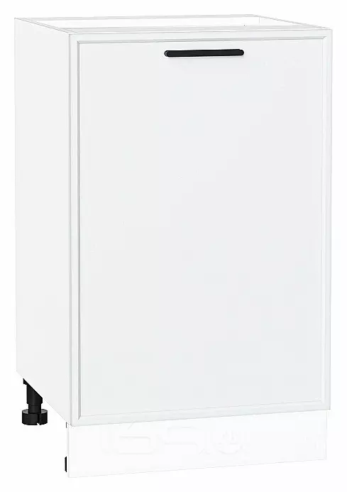 Шкаф нижний с 1-ой дверцей Фрейм White Silk Белый 816*500*484
