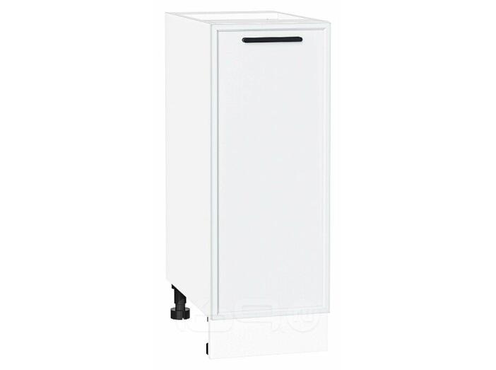 Шкаф нижний с 1-ой дверцей Фрейм White Silk/Белый 816*300*484