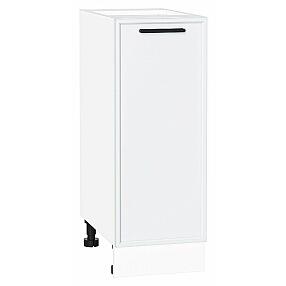 Шкаф нижний с 1-ой дверцей Фрейм White Silk/Белый 816*300*484
