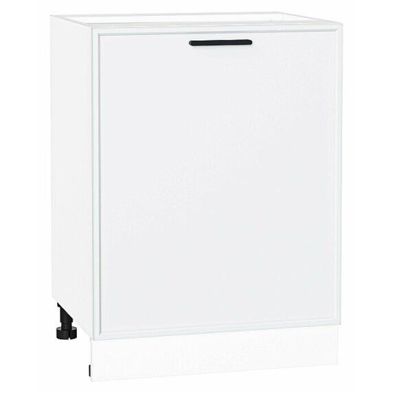 Шкаф нижний с 1-ой дверцей Фрейм White Silk/Белый 816*600*484