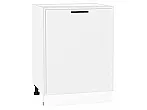 Шкаф нижний с 1-ой дверцей Фрейм White Silk/Белый 816*600*484