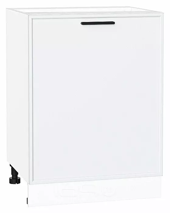 Шкаф нижний с 1-ой дверцей Фрейм White Silk/Белый 816*600*484