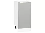 Шкаф нижний с 1-ой дверцей Фьюжн Silky Light Grey Белый 816*350*480