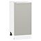 Шкаф нижний с 1-ой дверцей Фьюжн Silky Light Grey  Белый 816*400*480 Шкаф нижний с 1-ой дверцей Фьюжн Silky Light Grey  Белый 816*400*480