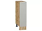 Шкаф нижний с 1-ой дверцей Фьюжн Silky Light Grey Дуб Вотан 816*200*480
