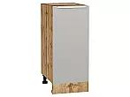 Шкаф нижний с 1-ой дверцей Фьюжн Silky Light Grey Дуб Вотан 816*350*480