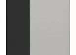 Шкаф нижний с 1-ой дверцей Фьюжн Silky Light Grey Graphite 816*200*480