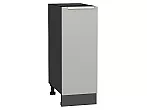 Шкаф нижний с 1-ой дверцей Фьюжн Silky Light Grey Graphite 816*300*480