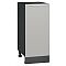 Шкаф нижний с 1-ой дверцей Фьюжн Silky Light Grey  Graphite 816*350*480