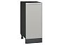 Шкаф нижний с 1-ой дверцей Фьюжн Silky Light Grey Graphite 816*350*480