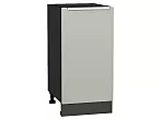 Шкаф нижний с 1-ой дверцей Фьюжн Silky Light Grey Graphite 816*400*480