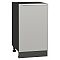 Шкаф нижний с 1-ой дверцей Фьюжн Silky Light Grey  Graphite 816*450*480