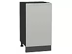 Шкаф нижний с 1-ой дверцей Фьюжн Silky Light Grey Graphite 816*450*480
